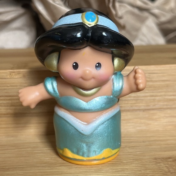 Fisher-Price Other - Fisher Price Little People Disney‎ Princess Shinny Jasmine Figure 2012 Chunk